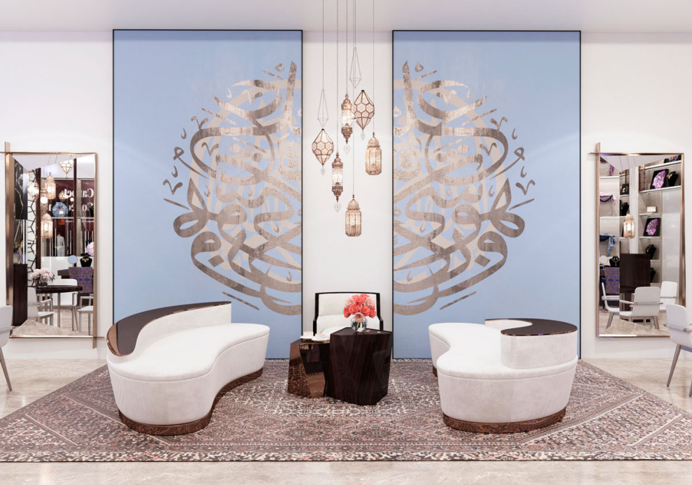 3D визуализация ювелирного магазина в Москве.