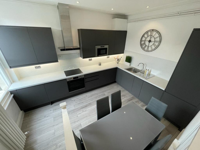 3 bedroom Flat reconfiguration modern-kitchen