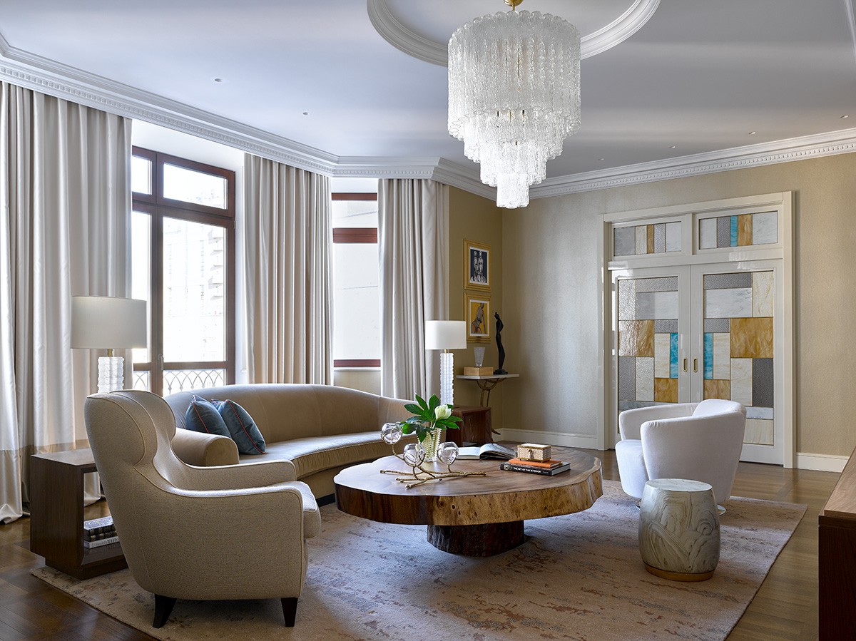 Современная квартира с нотами ар-деко