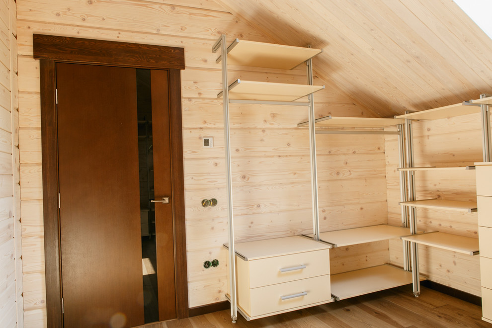 Интерьер дома из клееного бруса