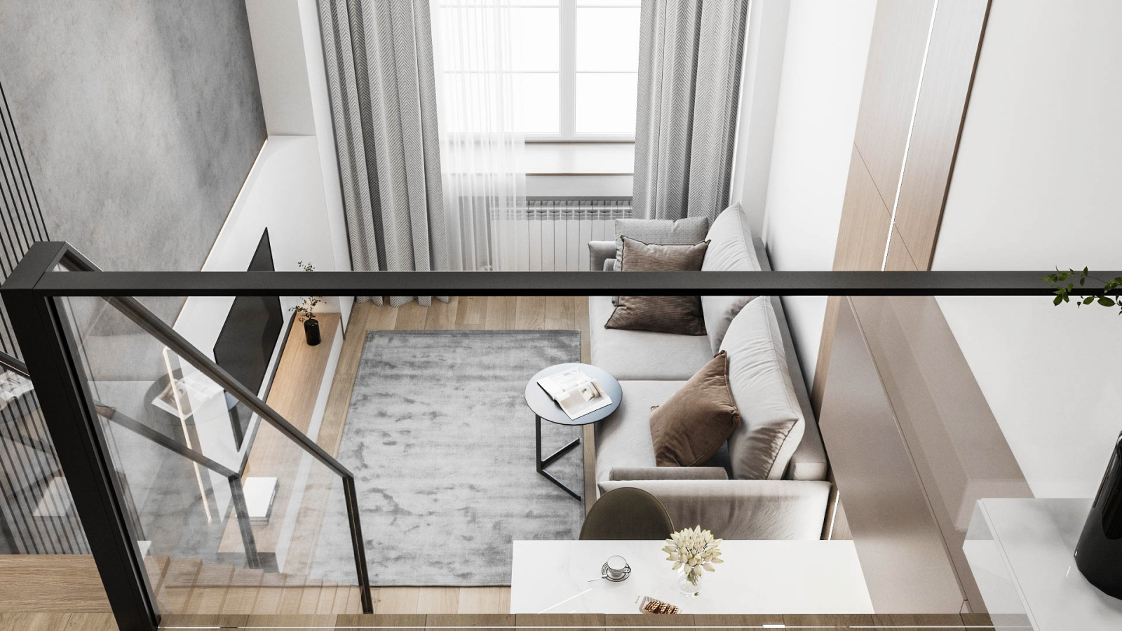 Двухуровневая квартира, Москва