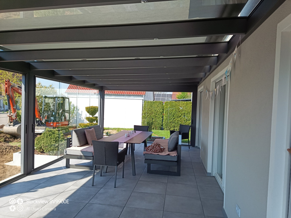 Moderner Wintergarten in München