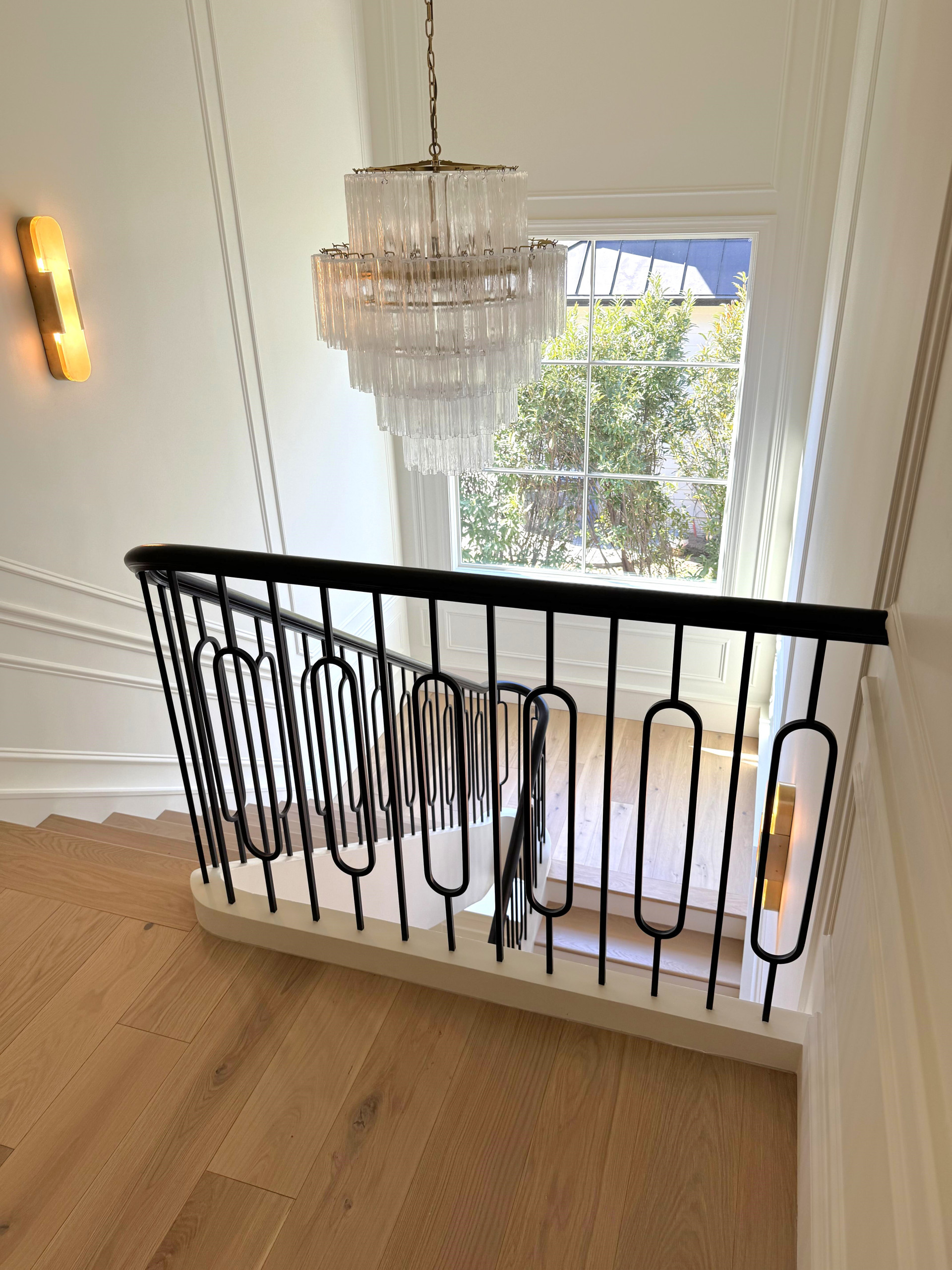 134_Stunning Straight Stair with an Elliptical Twist, McLean, VA 22101
