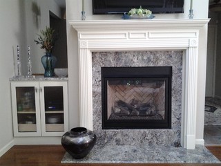 Fireplace remodel - Traditional - Living Room - Grand Rapids - by ...