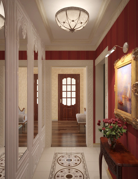 Дизайн проект интерьеров 3 к.квартиры