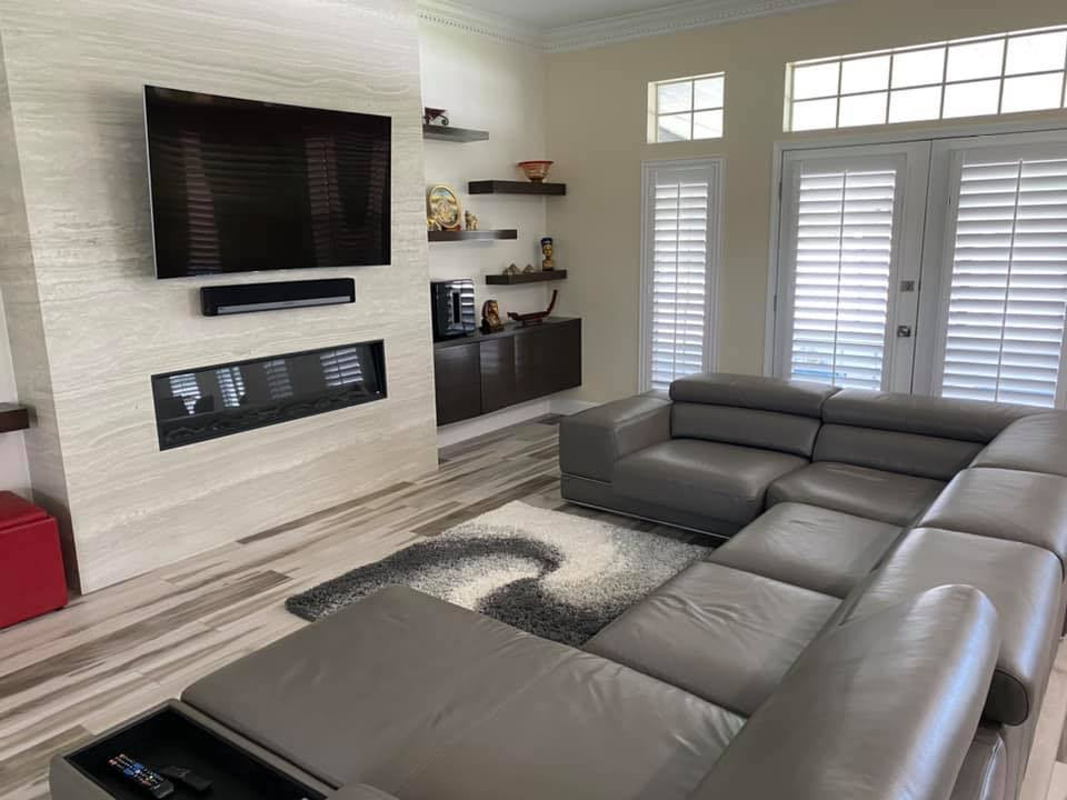 Ponte Vedra Fireplace and Kitchen