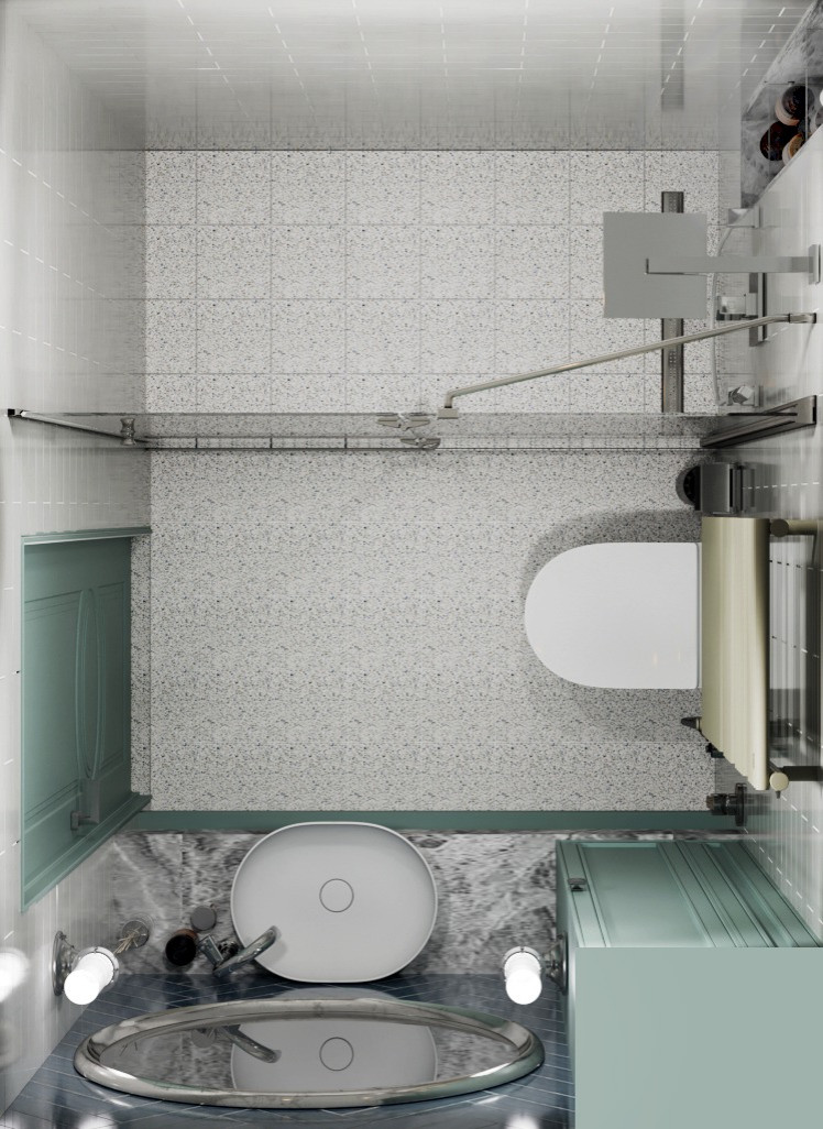 Тепло очага. Ванная комната.