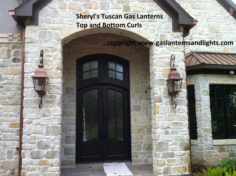 Sheryl's Tuscan Lanterns with Copper Curls