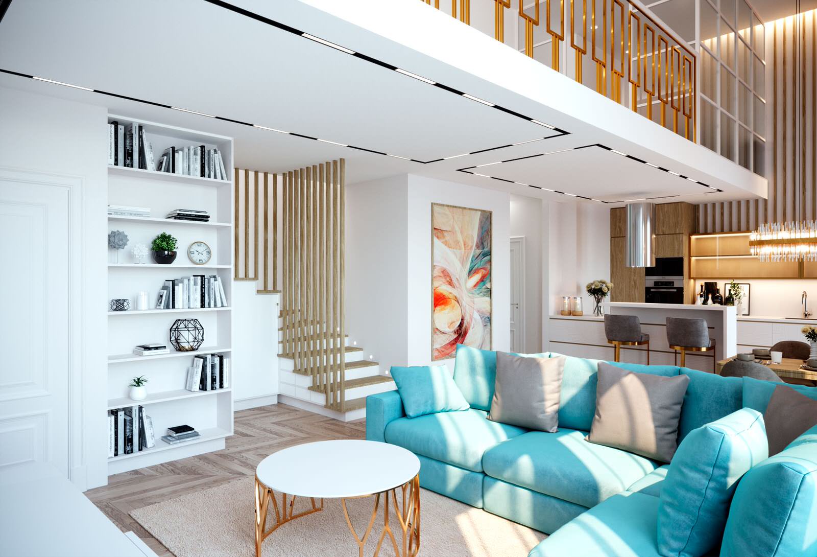 концептуальные предложения по Хайфлету 130квм. г.Новосибирск