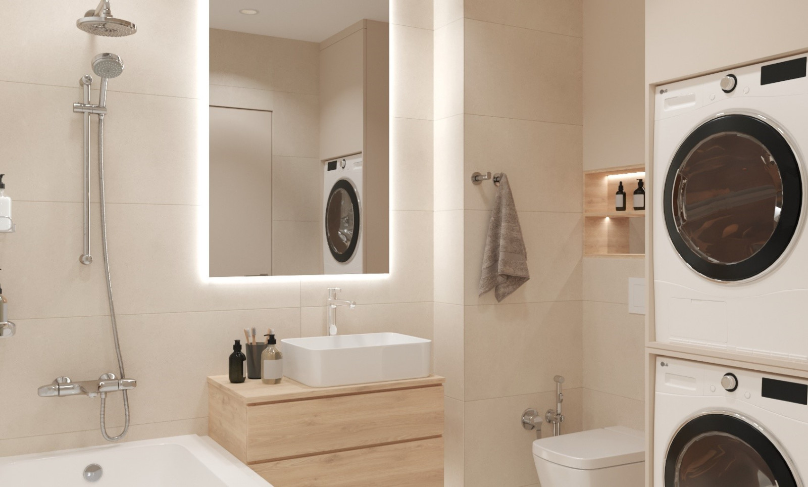 4-комнатная квартира 88 м.кв. для семьи из четырех человек