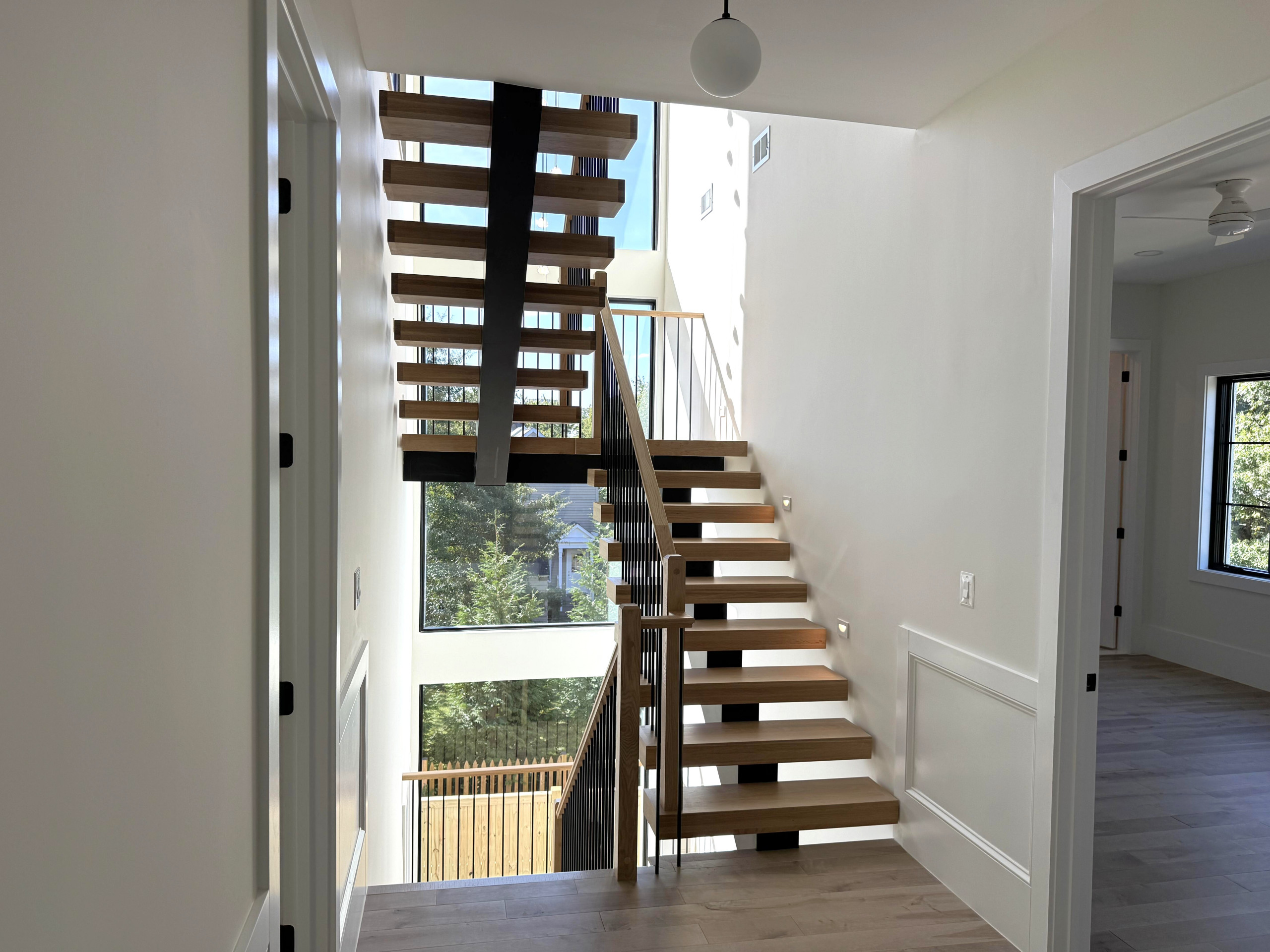 139_Four-Story Modern Staircase, Arlington, VA 22207