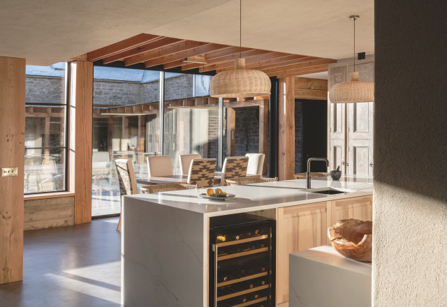 Rusty Oak farmhouse