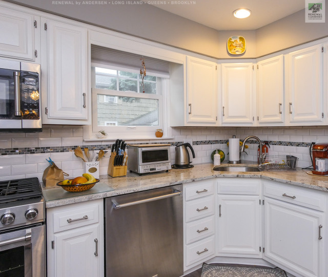 Incredible Kitchen with New Window Renewal by Andersen Long Island