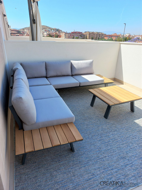 PROYECTO VIVIENDA  C + D middelhavsstil-terrasse