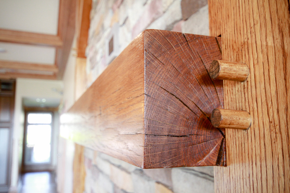 Timber Frame House Addition on Ridge Road