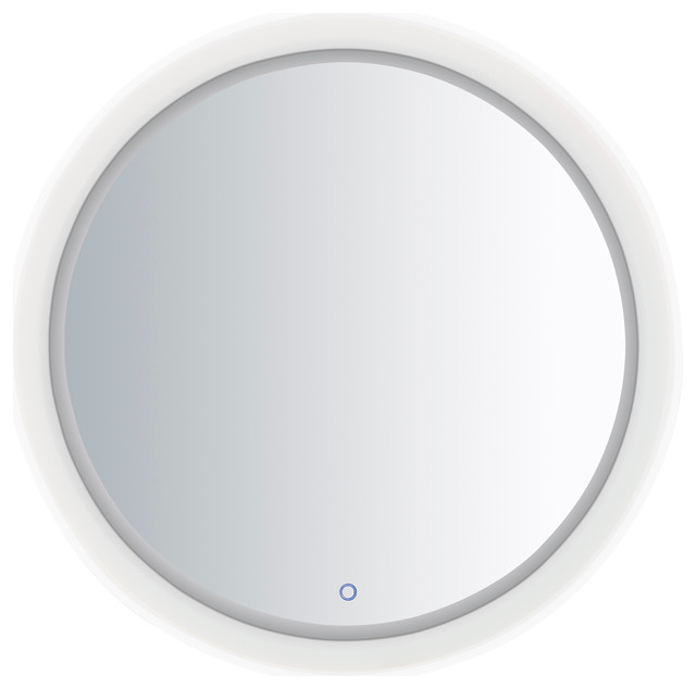 Acrylic Led Round Mirror 3000 4500 6400k With Clear Acrylic Glass