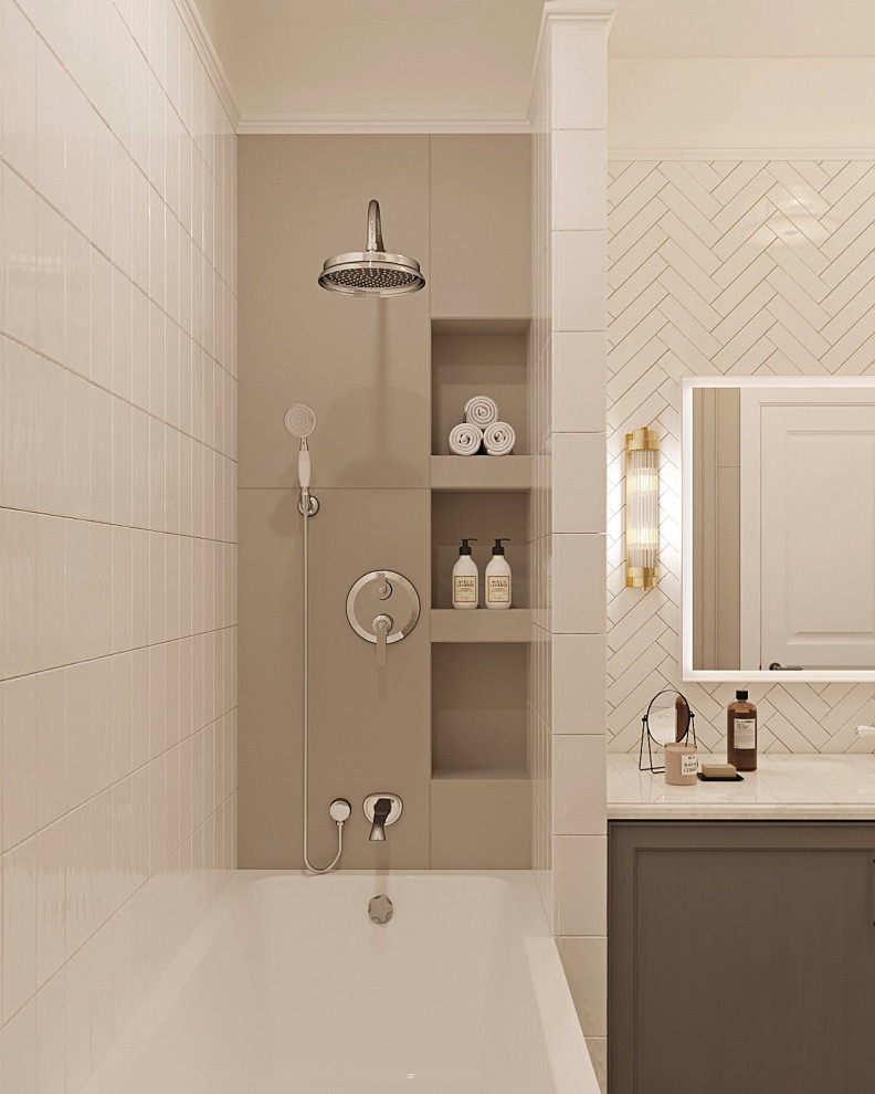 Современный интерьер с классическими элементами