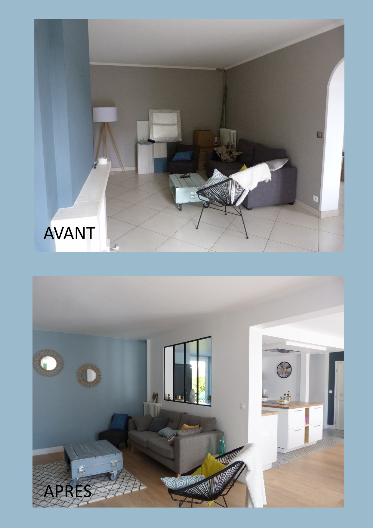 Réaménagement d'un rez-de-chaussée d'une maison individuelle