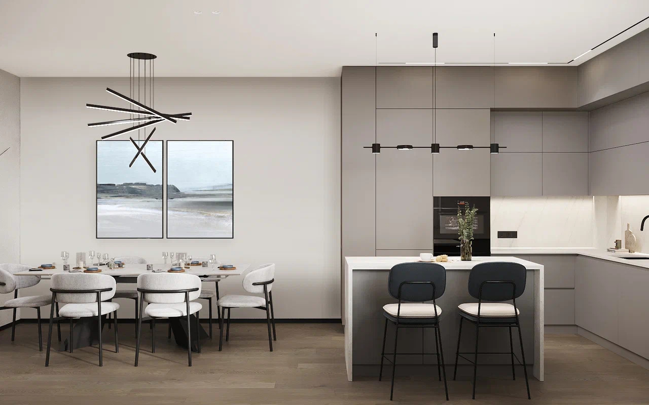 Квартире в современном стиле с детской комнатой - комфорт и уют