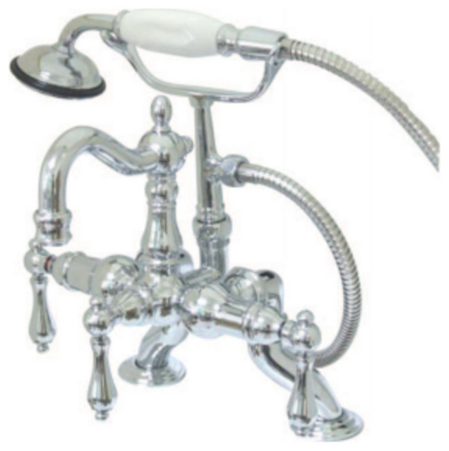 Kingston Brass CC2008T1 Vintage Clawfoot Tub Faucet,Hand Shower