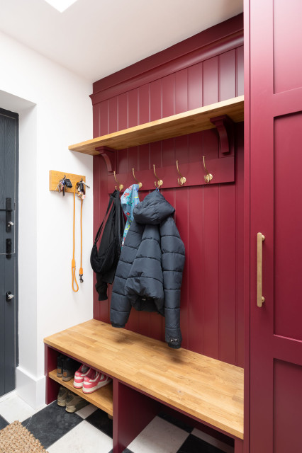 Intriguing Hidden Lay-On Shaker Boot Room modern-entre
