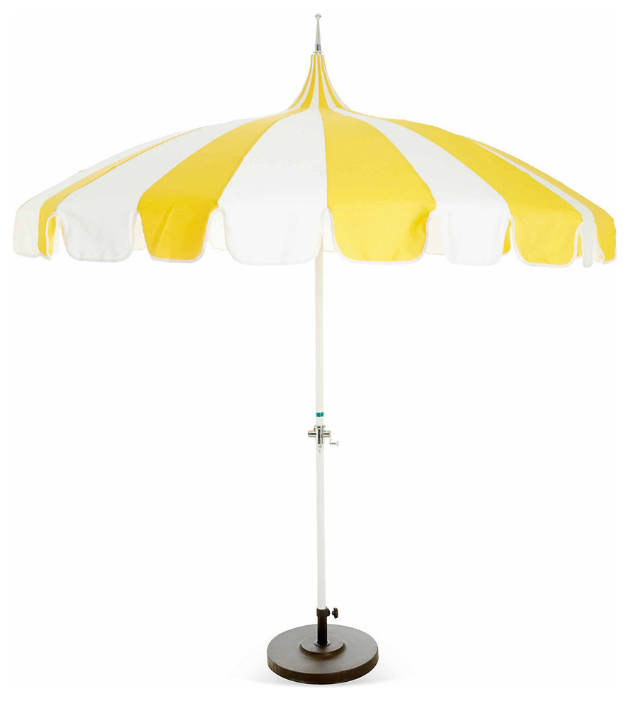 Pagoda Patio Umbrella, Yellow