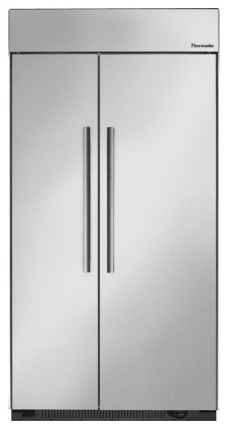 Thermador 42" Built In Side By Side Refrigerator, Stainless Steel | T42BR810NS