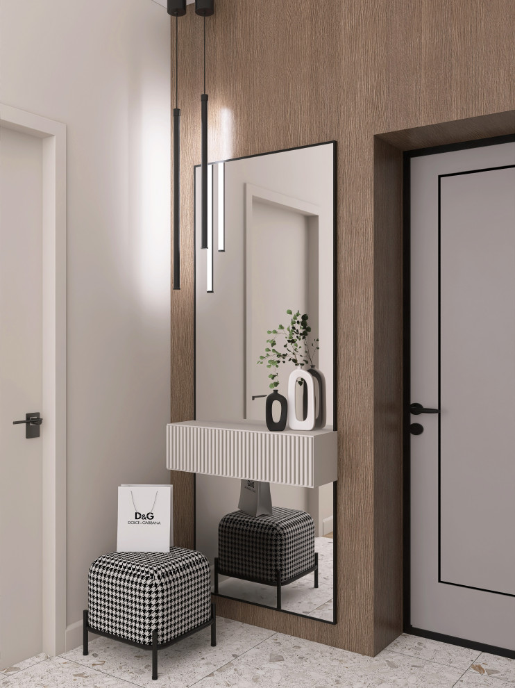 Современная кухня-гостиная (евродвушка)