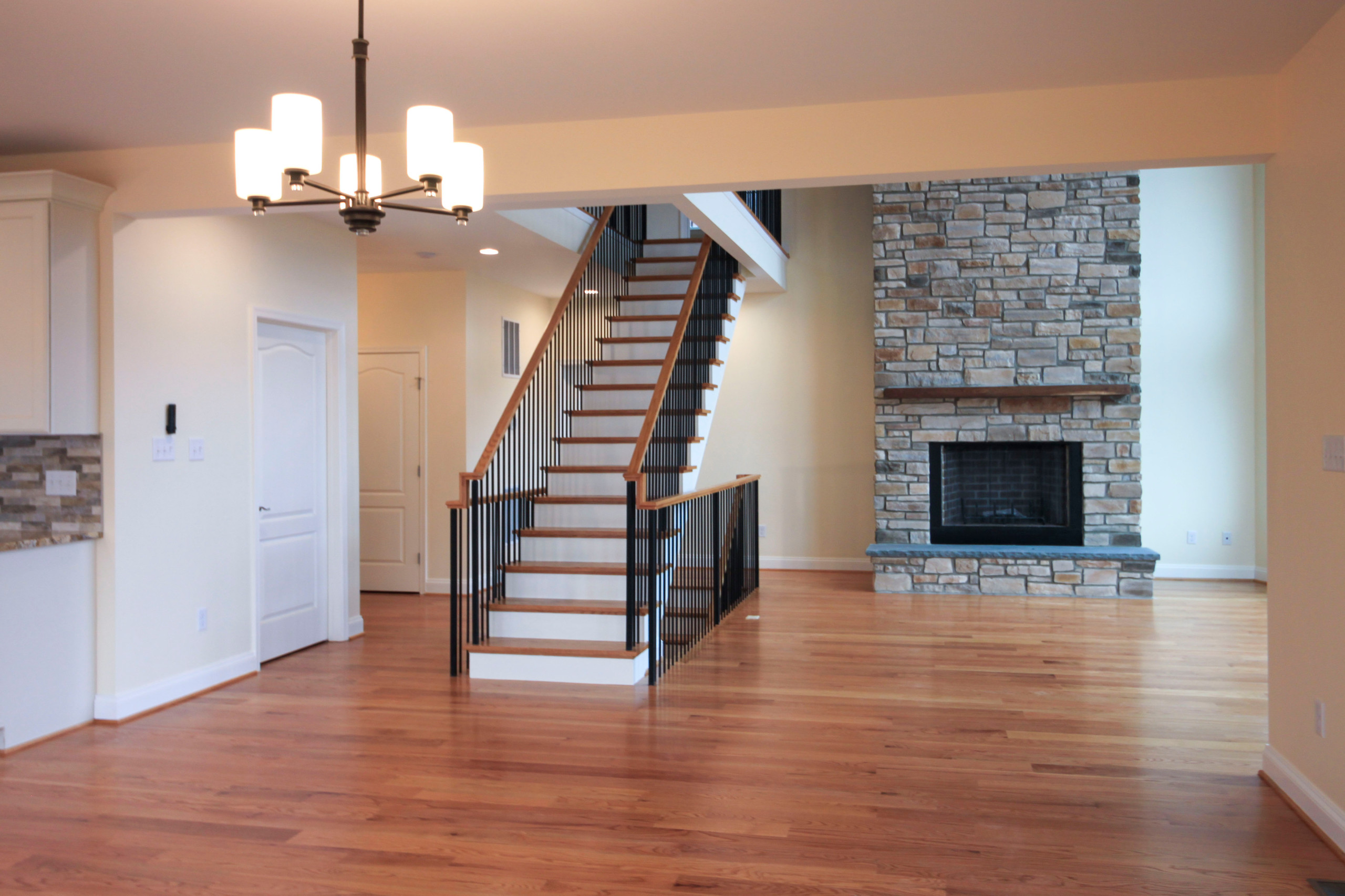 97_Airy Straight-Floating Staircase in Transitional-Mountain Home, Luray, VA 228