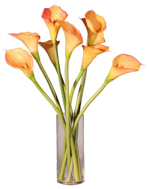 Vickerman Artificial Natural Touch Calla Lilies. - Contemporary ...