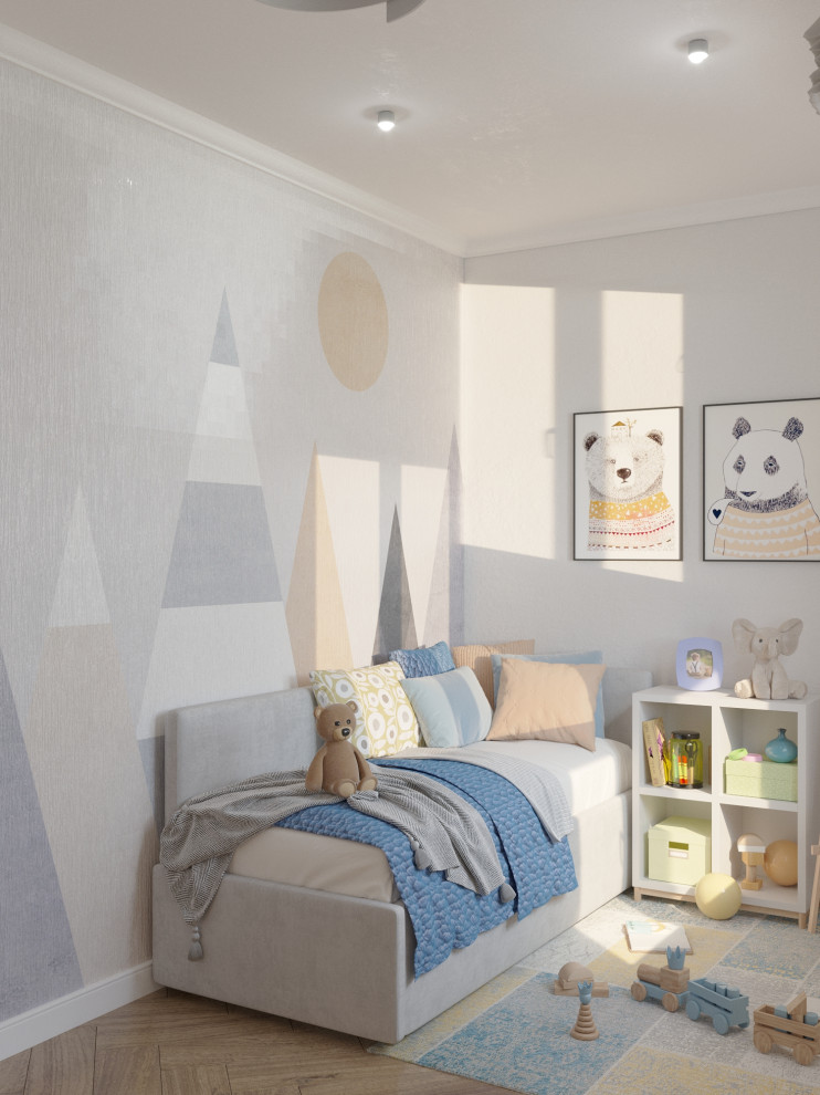 Проект детской комнаты "Мишки"