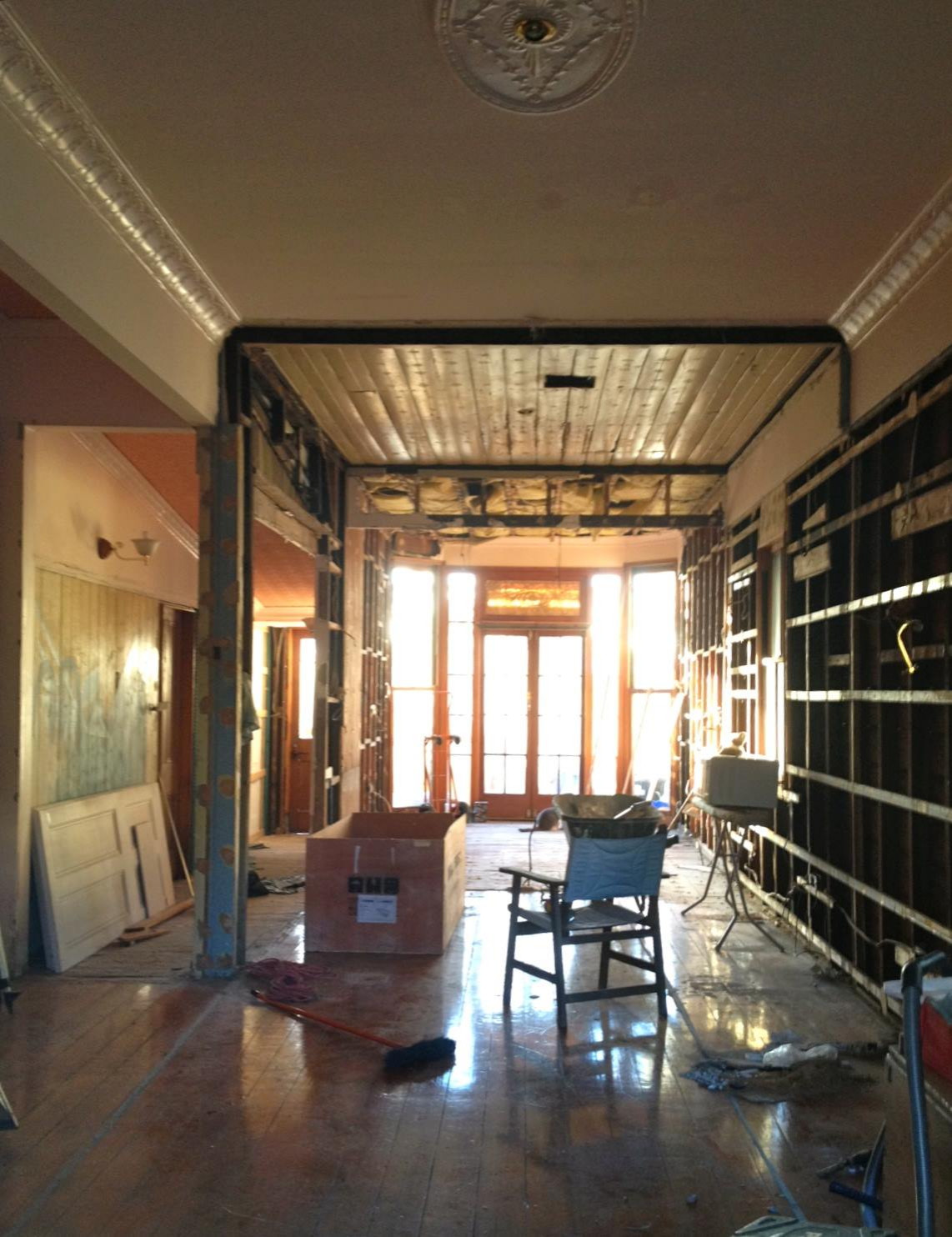 Revealing the character of this old home