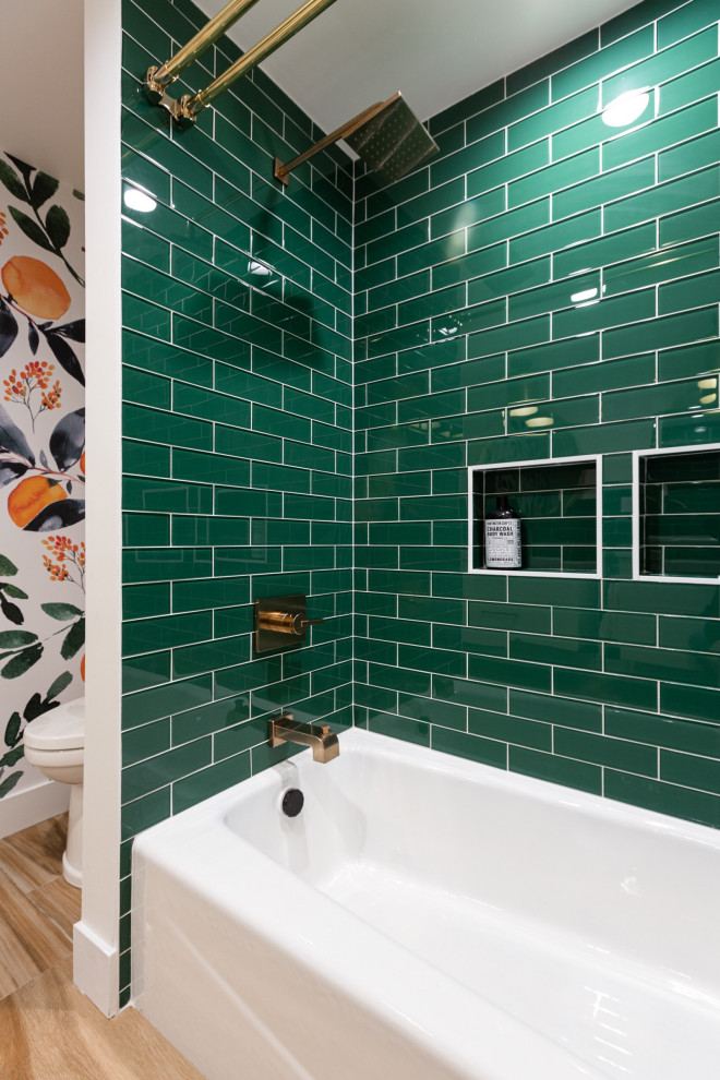 Tiprigan Bathroom | Littleton, CO | Eclectic Retro Glam Renovation
