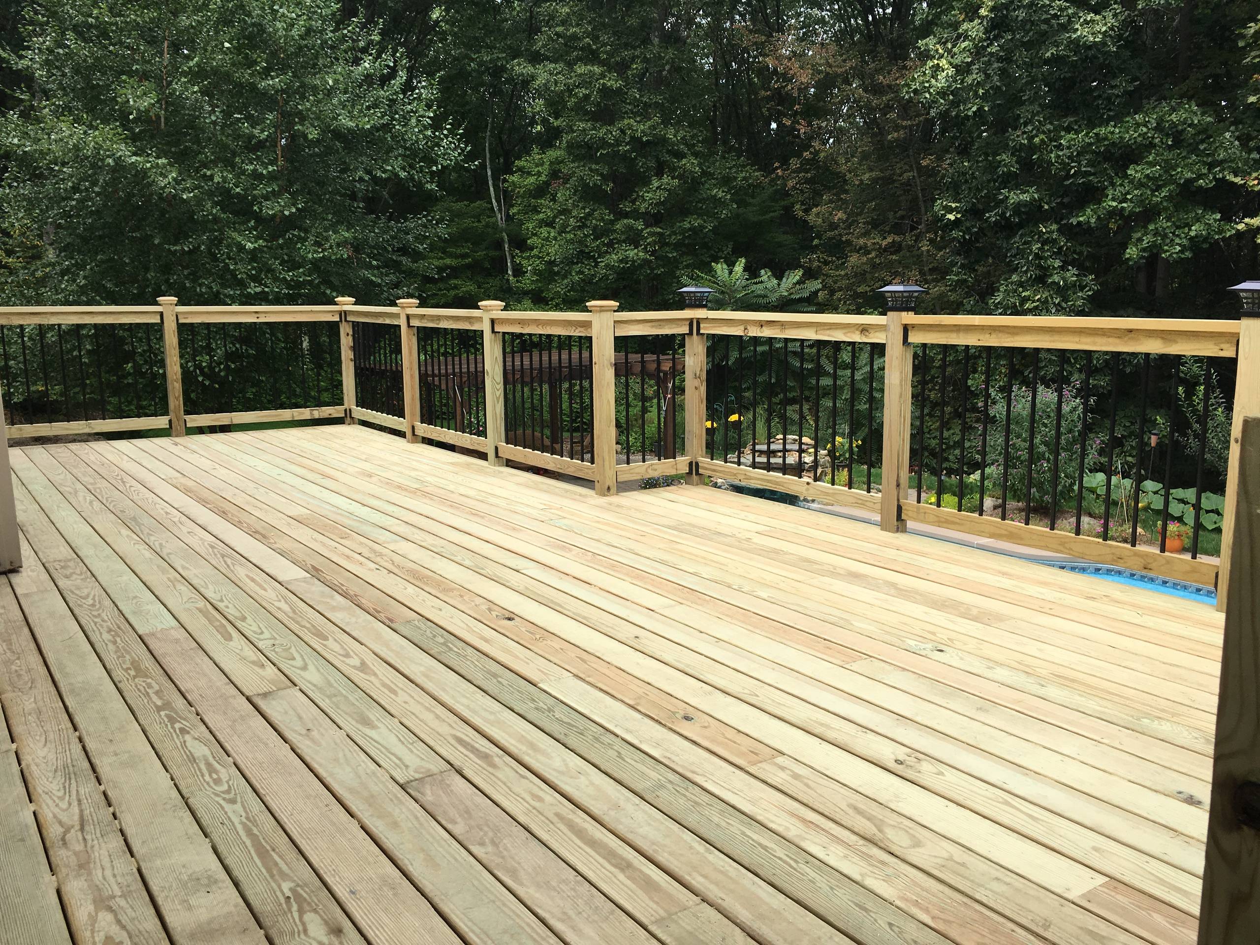 Deck renovations