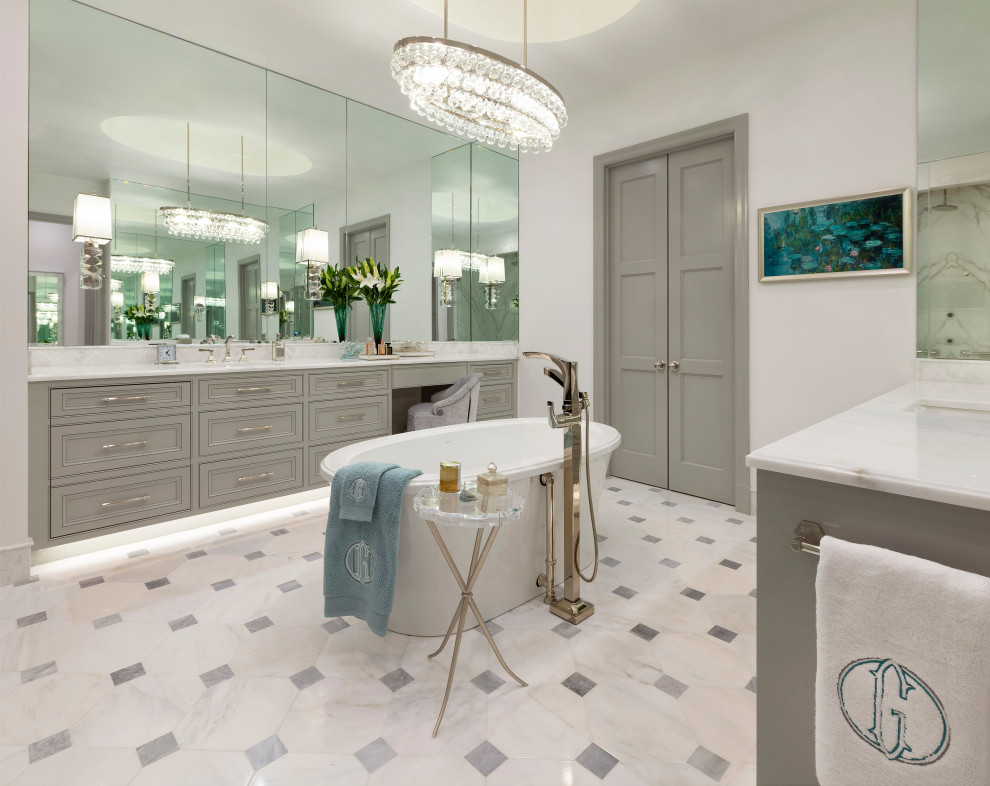 Texas Transitional - Transitional - Bathroom - Dallas - by Gibson ...