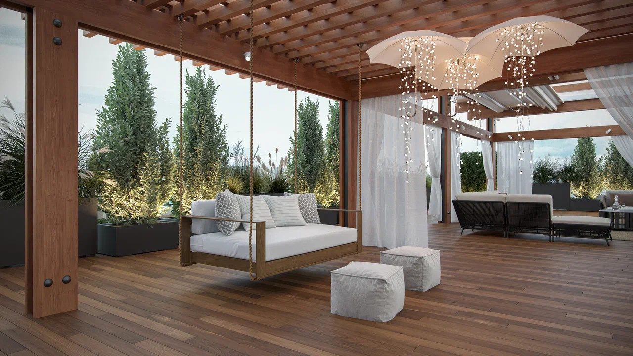 Терраса на крыше