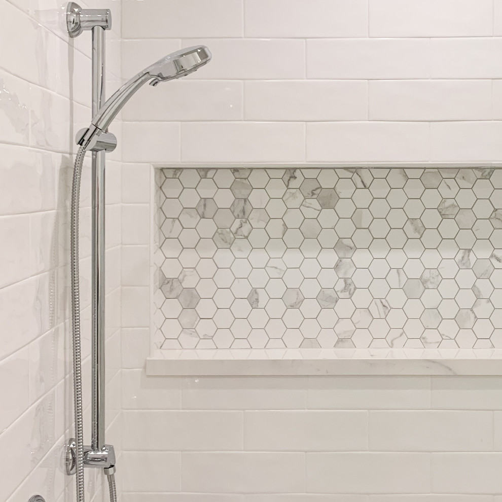 Refreshing White Bathroom