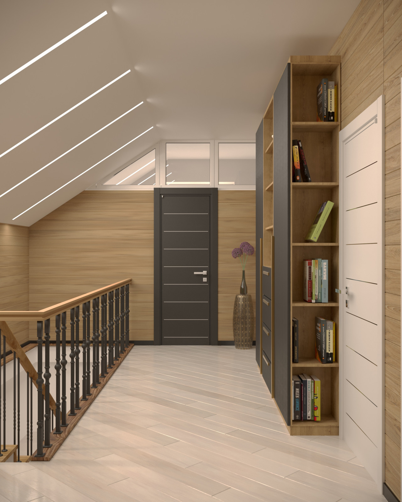 Интерьер жилого домас мансардой,г. Бор