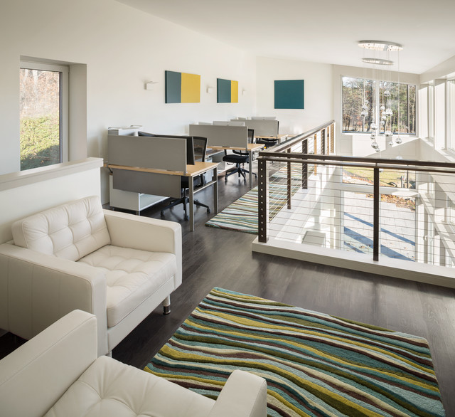 Viridescent House modern-arbeitszimmer
