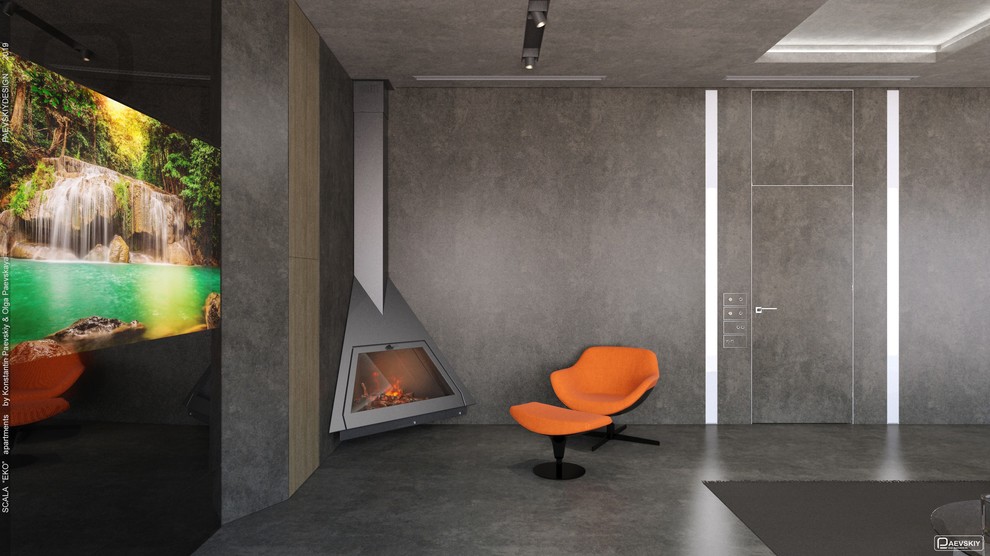 Гостинная в коттедже