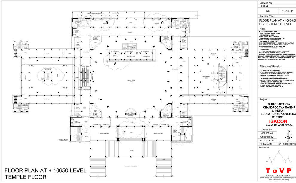 TOVP. Храм-планитарий. Индия штат Западная Бенгалия. Маяпур.