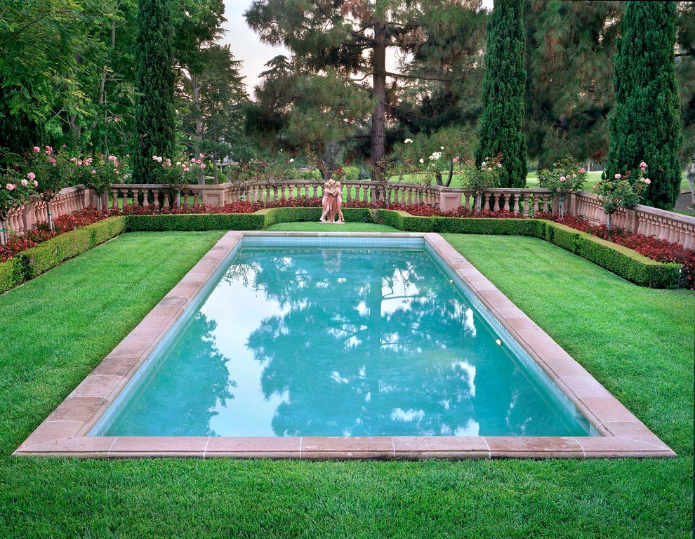 Photo of a mediterranean pool in Santa Barbara.