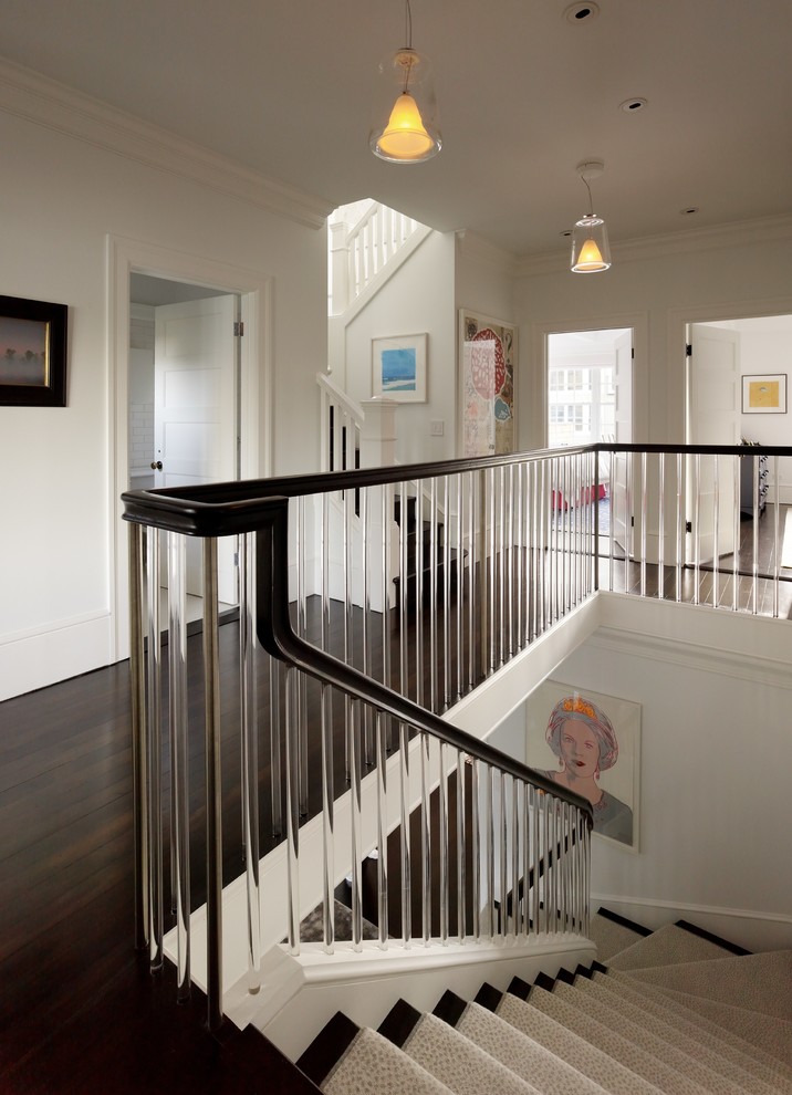 This is an example of a transitional staircase in San Francisco.