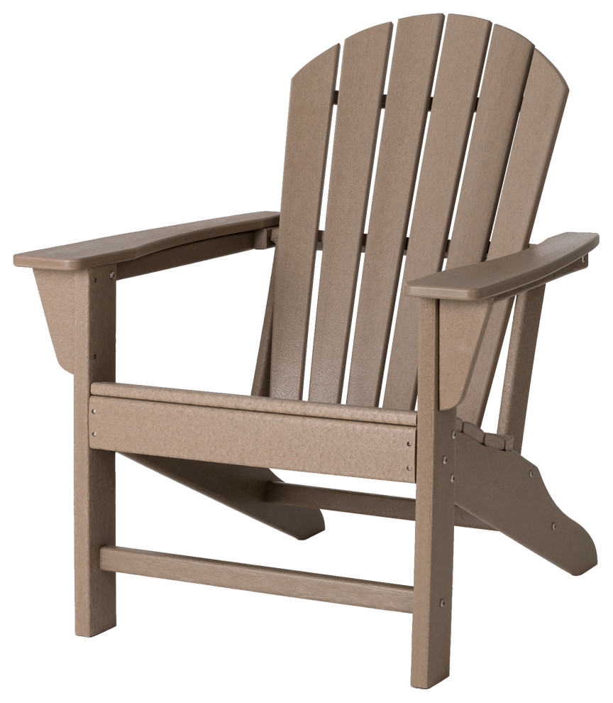 High Density Polyethylene Adirondack Chair Transitional Adirondack