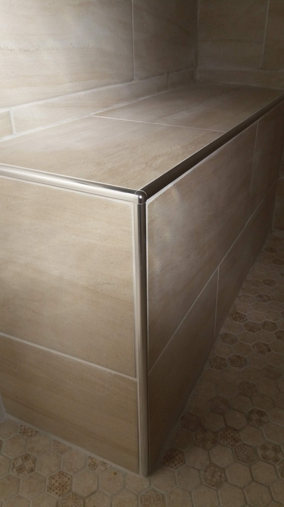 Contemporary Master Bath Conversion to ADA/Zero Entry