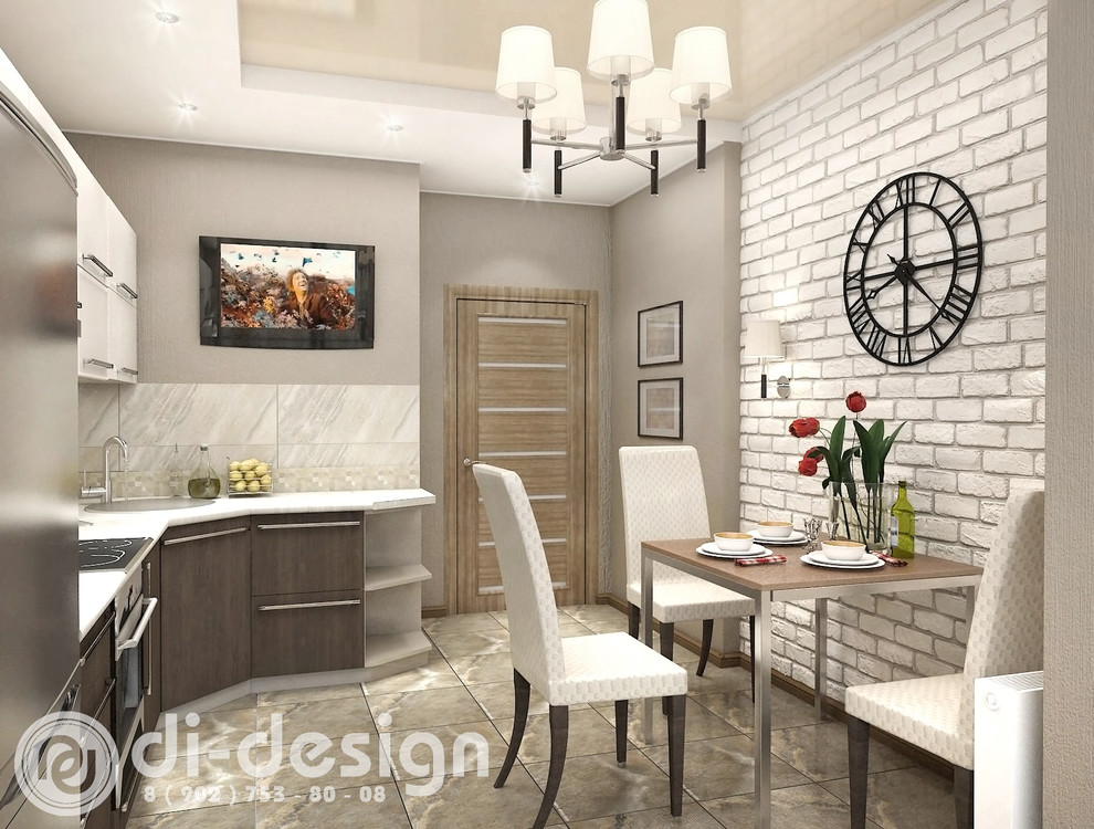 Кухня, объединенная с лоджией