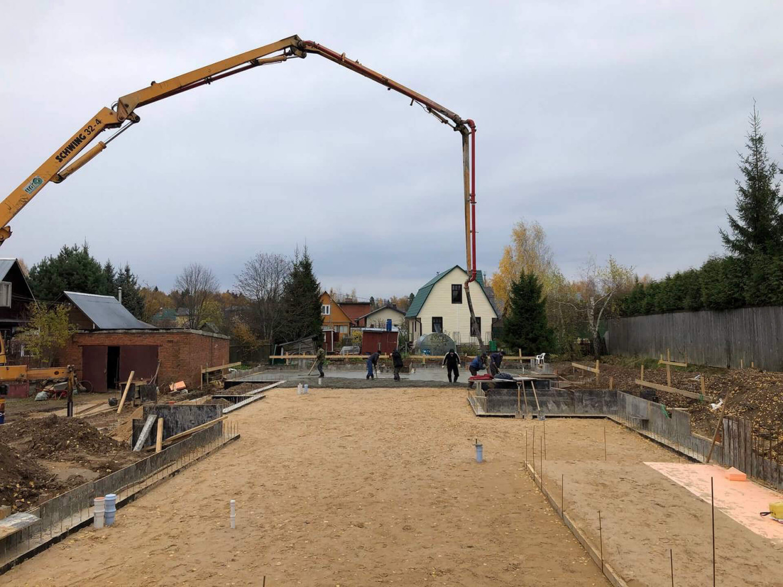 Строительство дома в Чигасово