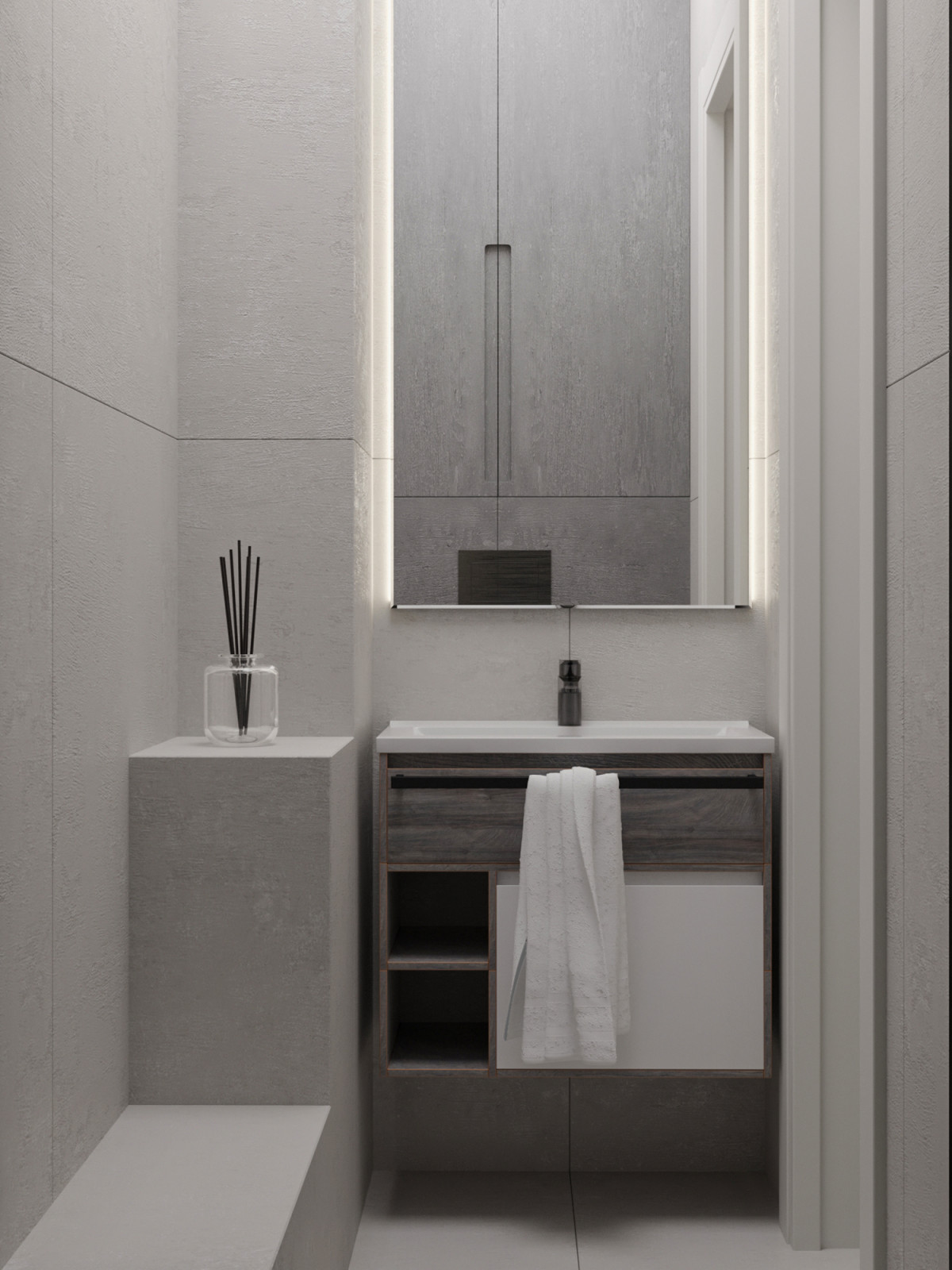 Санузел на 1 этаже загородного дома. Кемеровская обл.