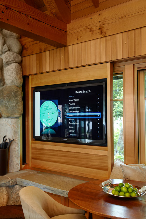 This smart home hides its home technology with great design.