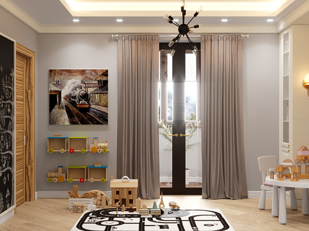 Детская для мальчика ( реконструкция кабинета)